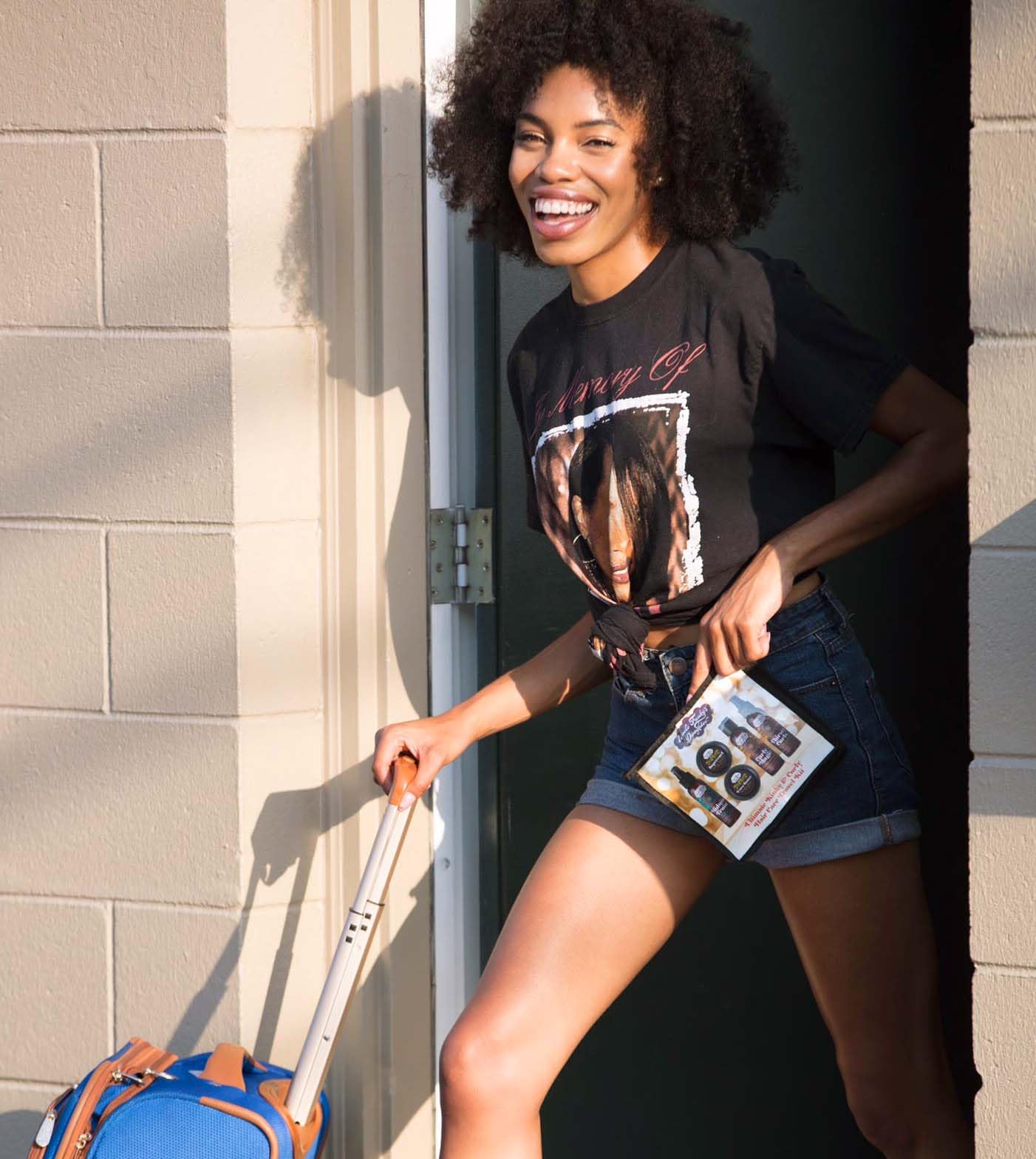 Uncle Funky's Daughter Curly Magic gel styles curls with definition.