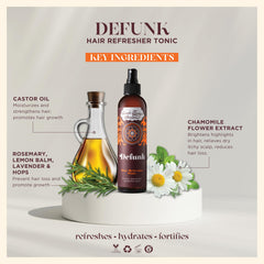 Uncle Funky's Daughter Defunk tonique-bouteille-compacte apporte fraîcheur entre les shampoings.