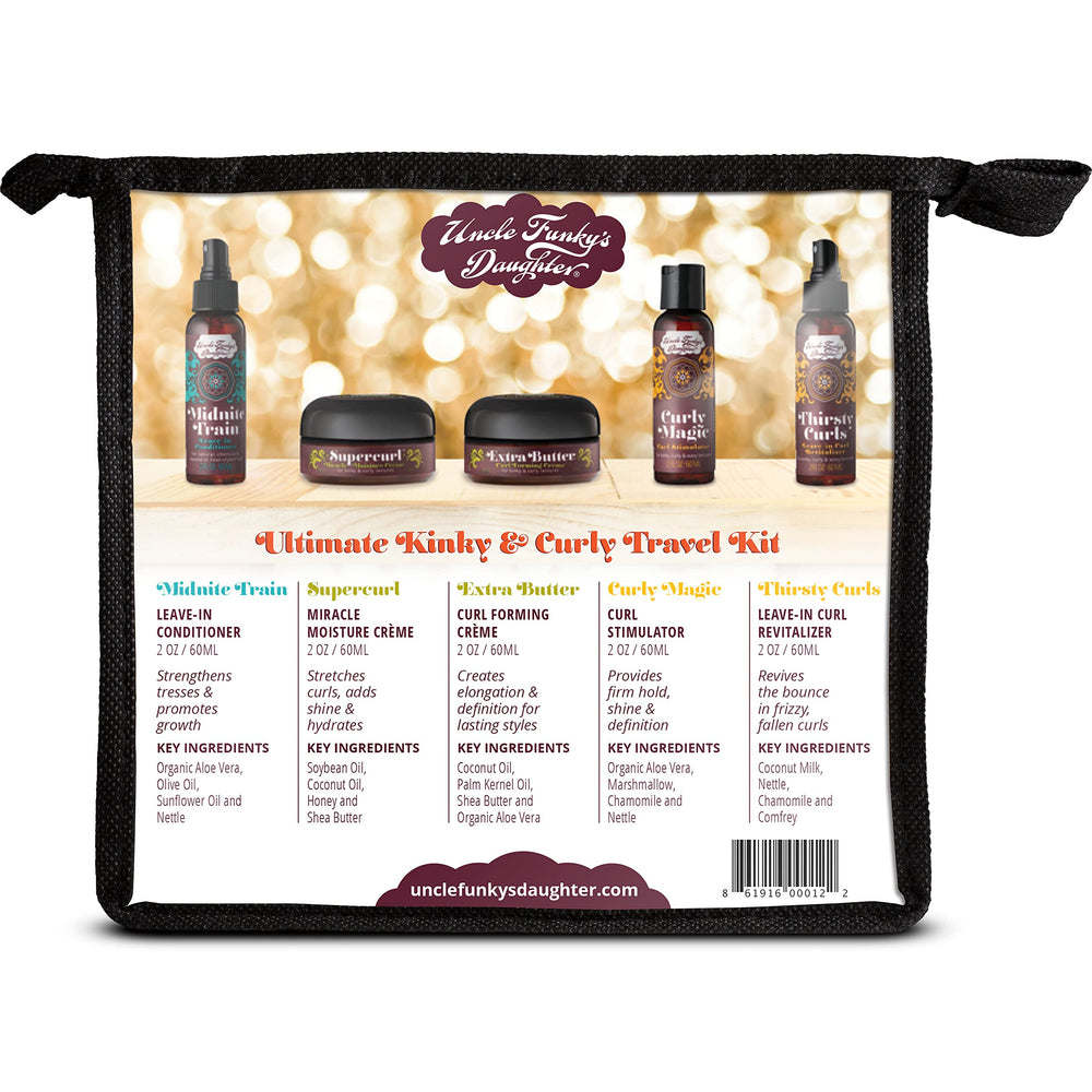 Uncle Funky's Daughter Extra Butter thick moisturizer adds hold and definition.