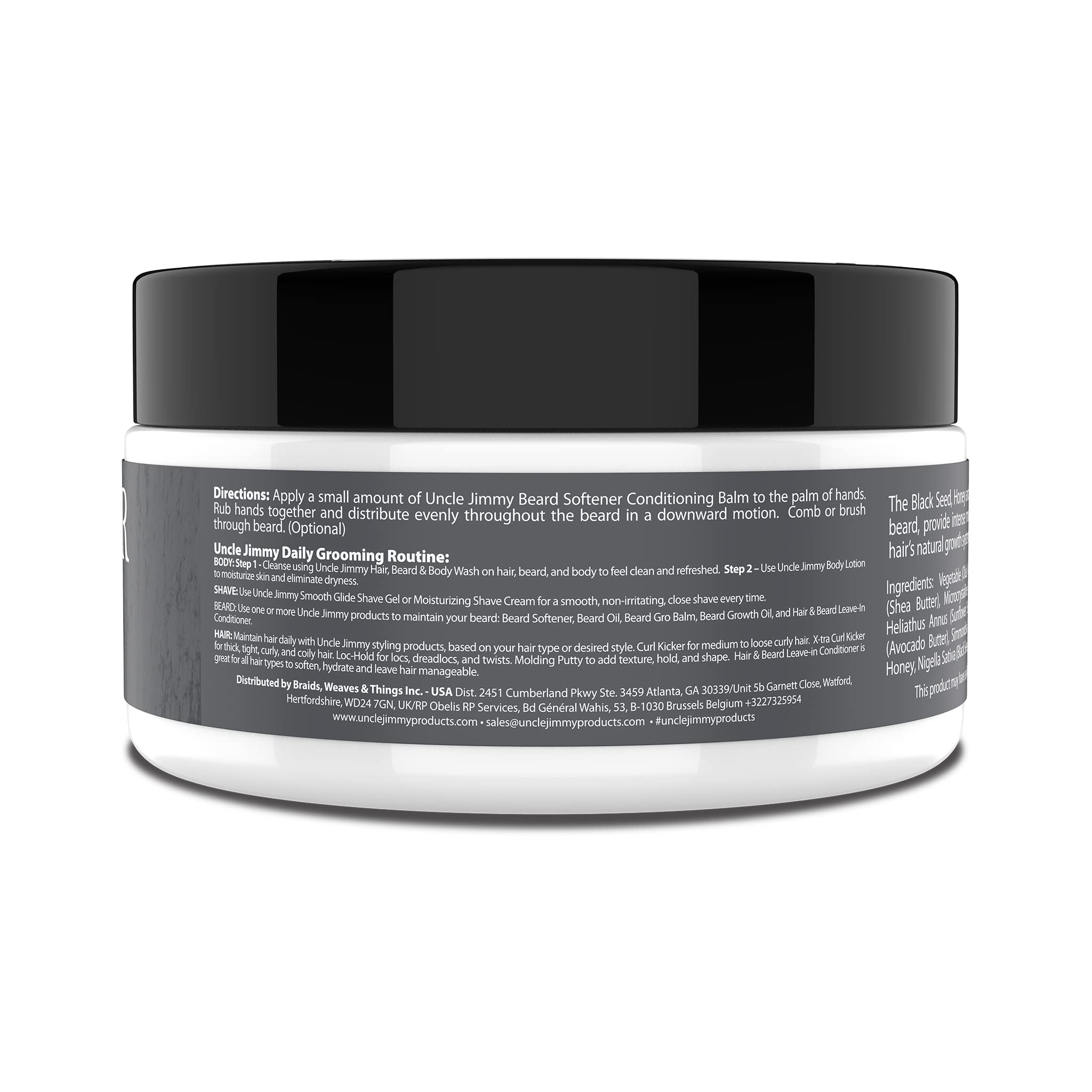 Uncle Jimmy Beard Softener: infusion de miel et huile de nigelle pour nourrir en profondeur