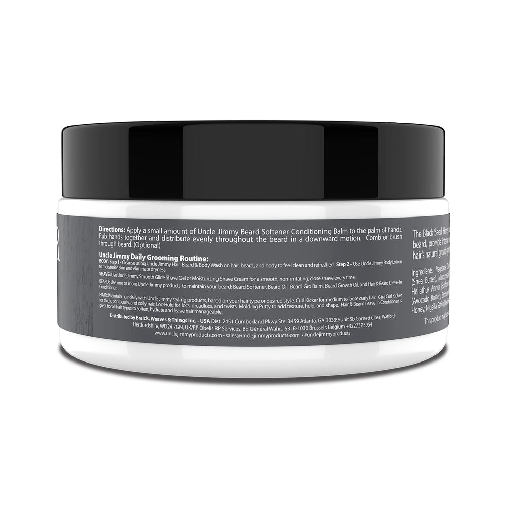 Uncle Jimmy Beard Softener: infusion de miel et huile de nigelle pour nourrir en profondeur