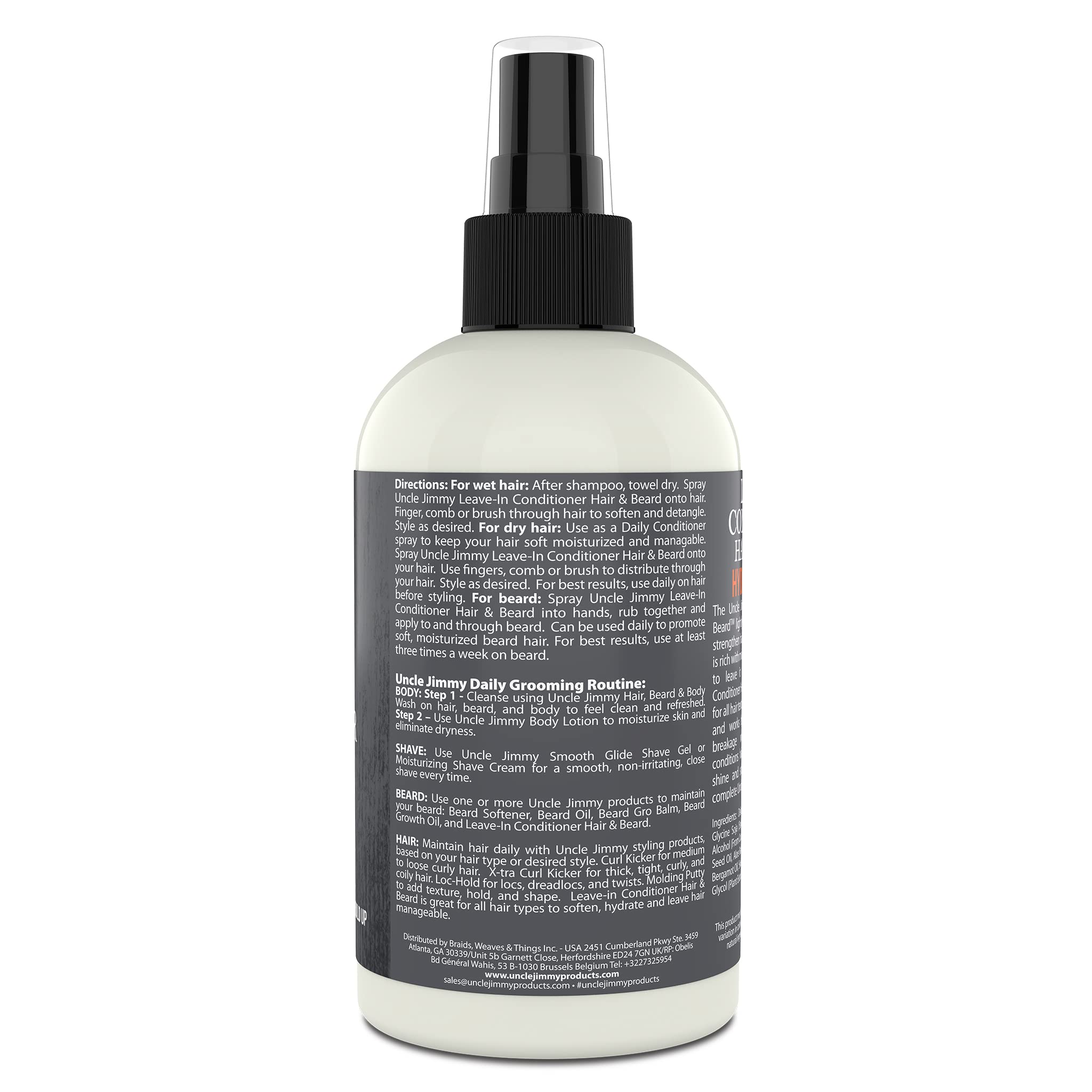 Uncle Jimmy bouteille 236 ml: format pratique pour usage quotidien.