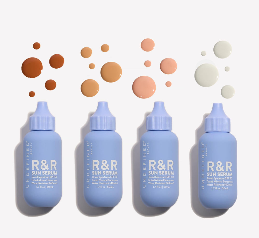 Undefined Beauty R&R Sun Serum Tremella, extrait hydratant pour peau souple et nourrie.