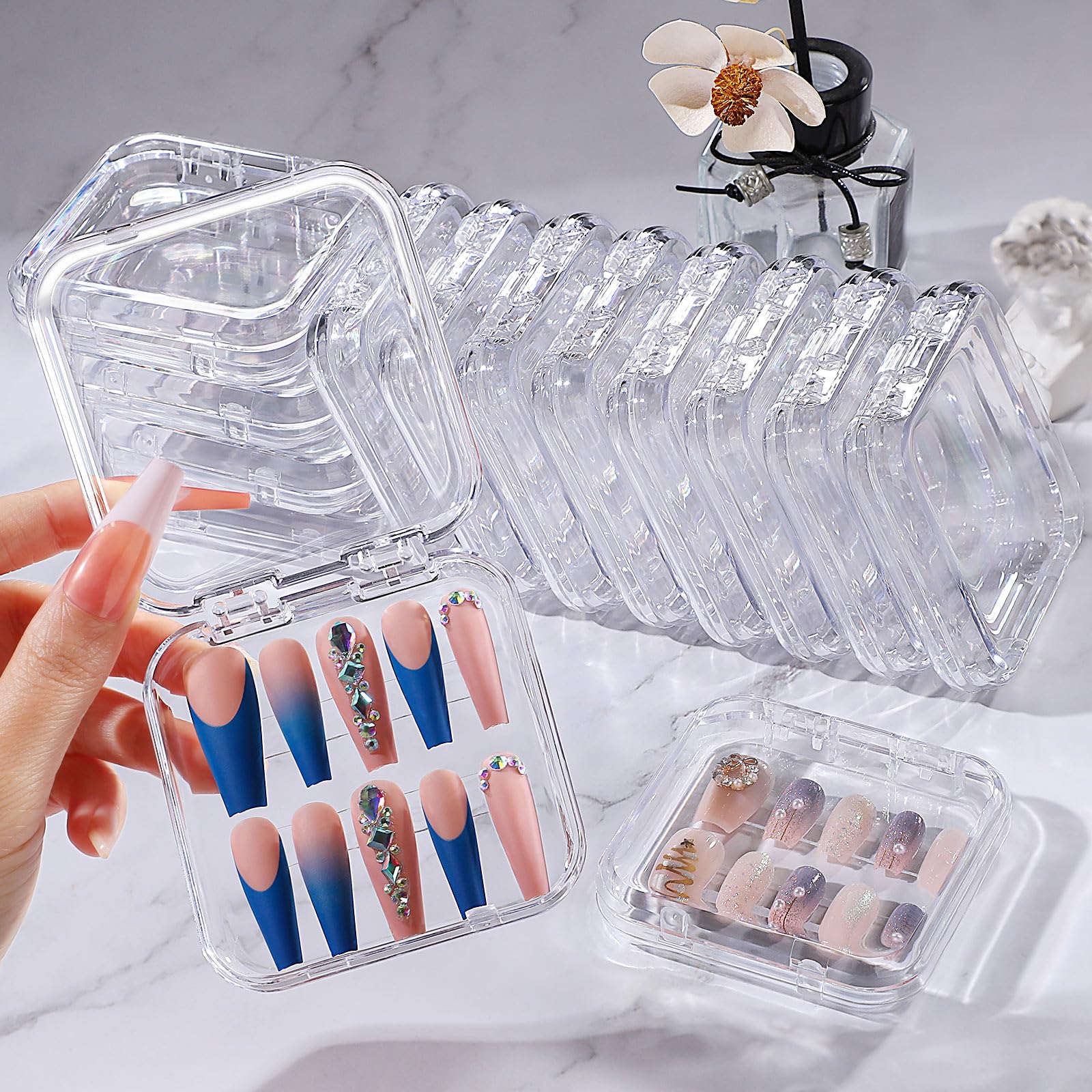 Etuis Ongles Udefineit, plastique léger pour stockage sûr