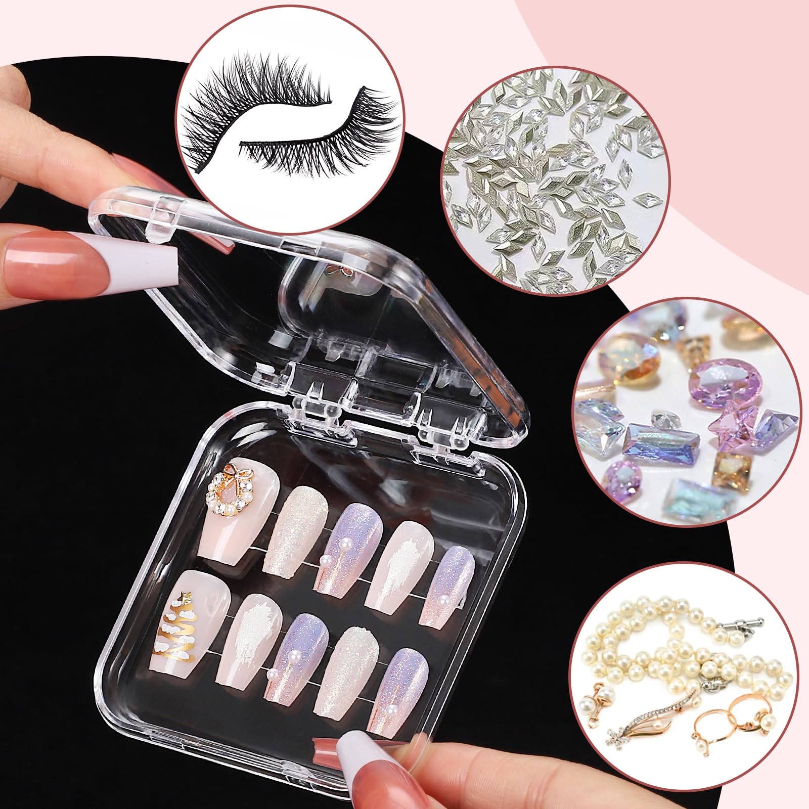Rangement produit beauté ongles Udefineit, organisation professionnelle pour salon