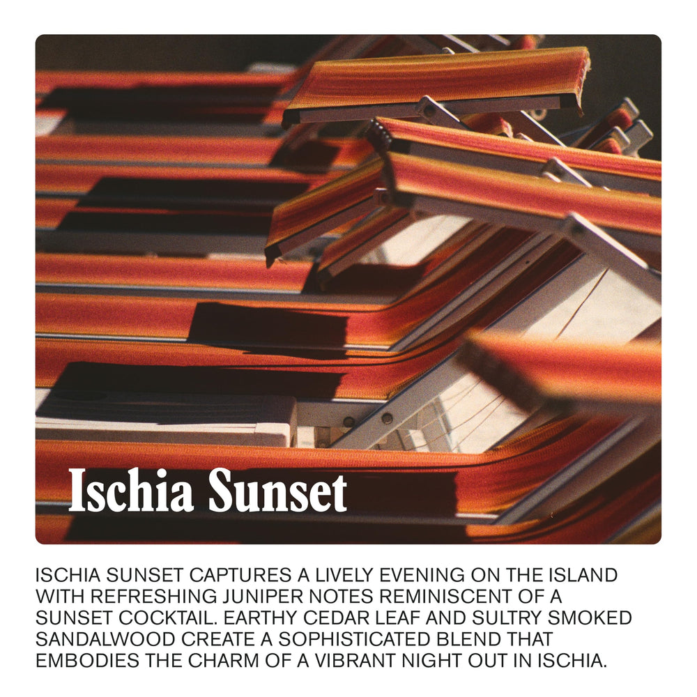 Uni sérum corps Senteur Ischia Sunset, parfum chaud et unisexe