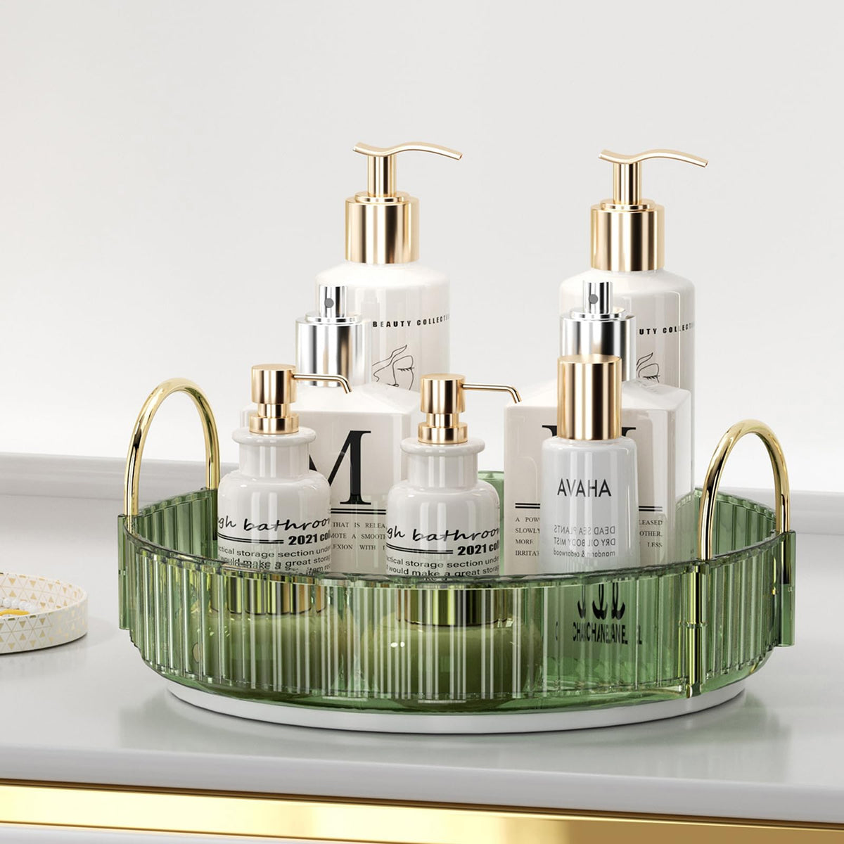 UNICOMVSX rotation-maquillage 1er étage sur coiffeuse, gain d'espace.