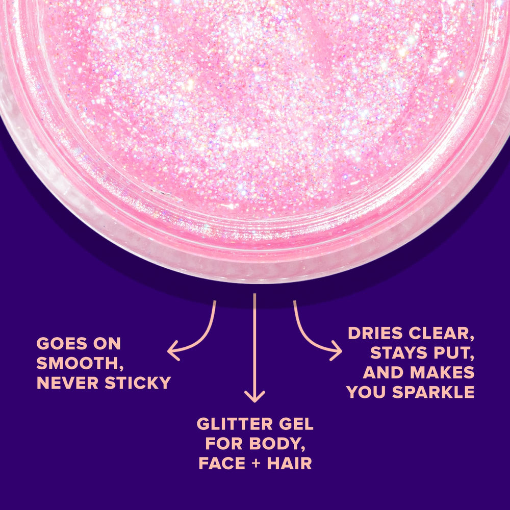 Gel paillette Unicorn Snot pour les yeux, application facile pour un regard lumineux