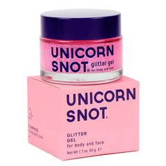 Gel pailleté Unicorn Snot pour visage et corps, rose Flamingo, brillance durable