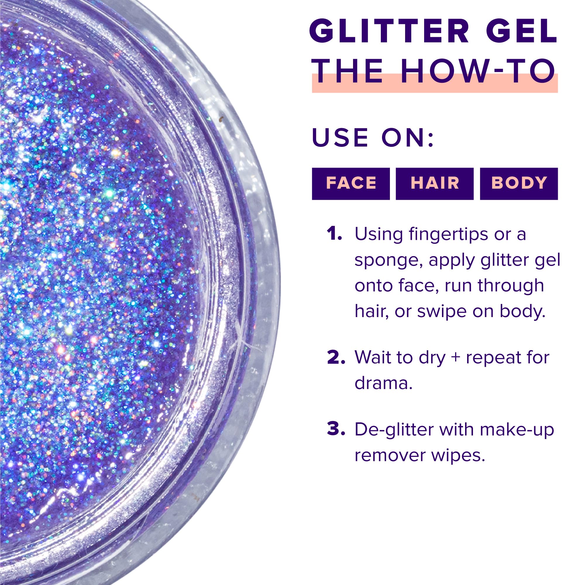 UNICORN SNOT Utilisation rapide pour festival et maquillage express.