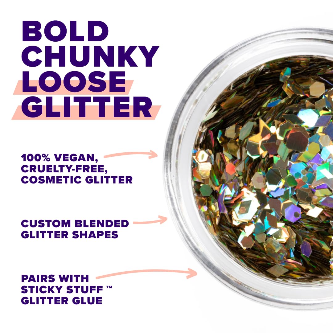 Unicorn Snot Glitter Macro brillance holographique Solar pour style audacieux