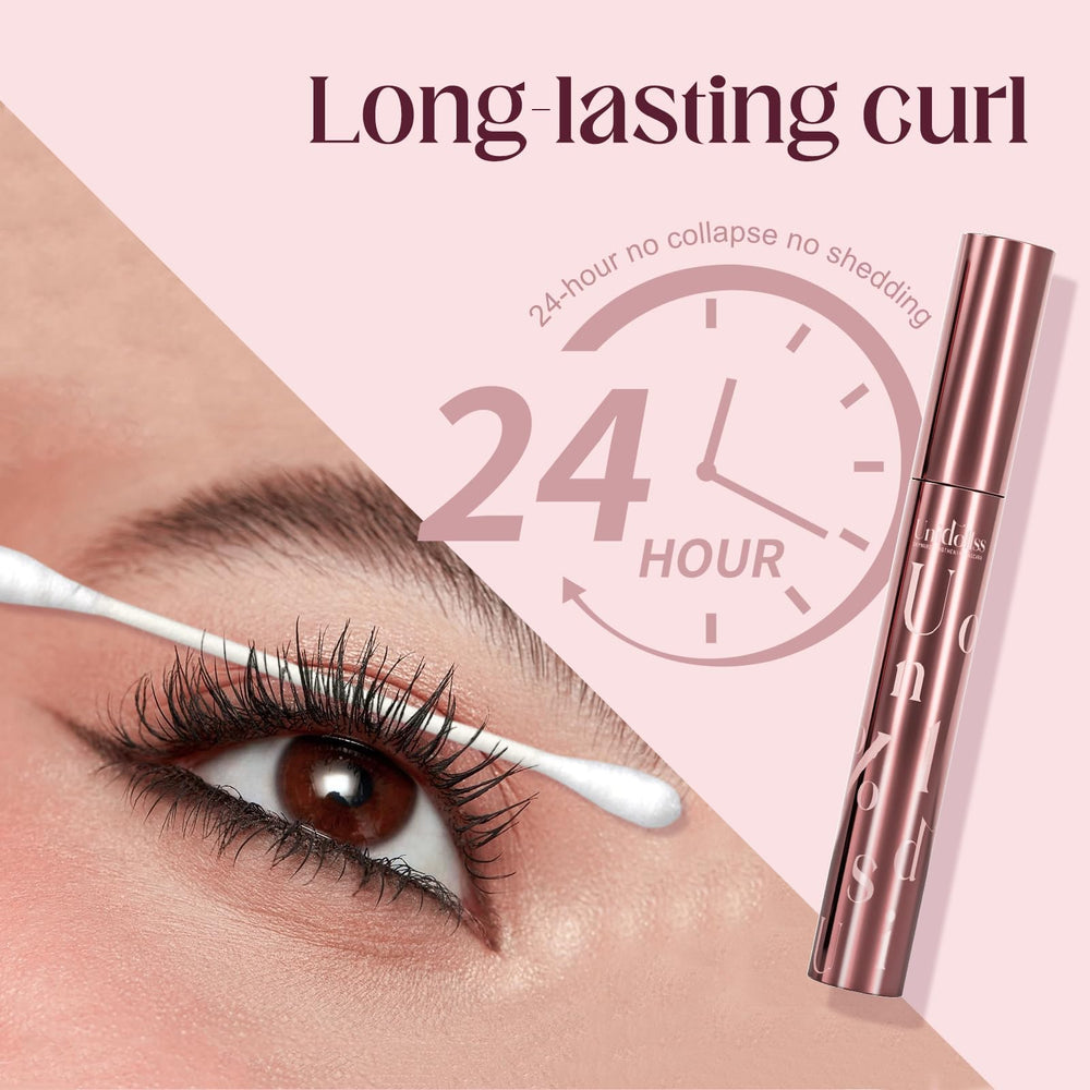 Unidollss Tubing Mascara est hypoallergenique et adapté aux yeux sensibles.