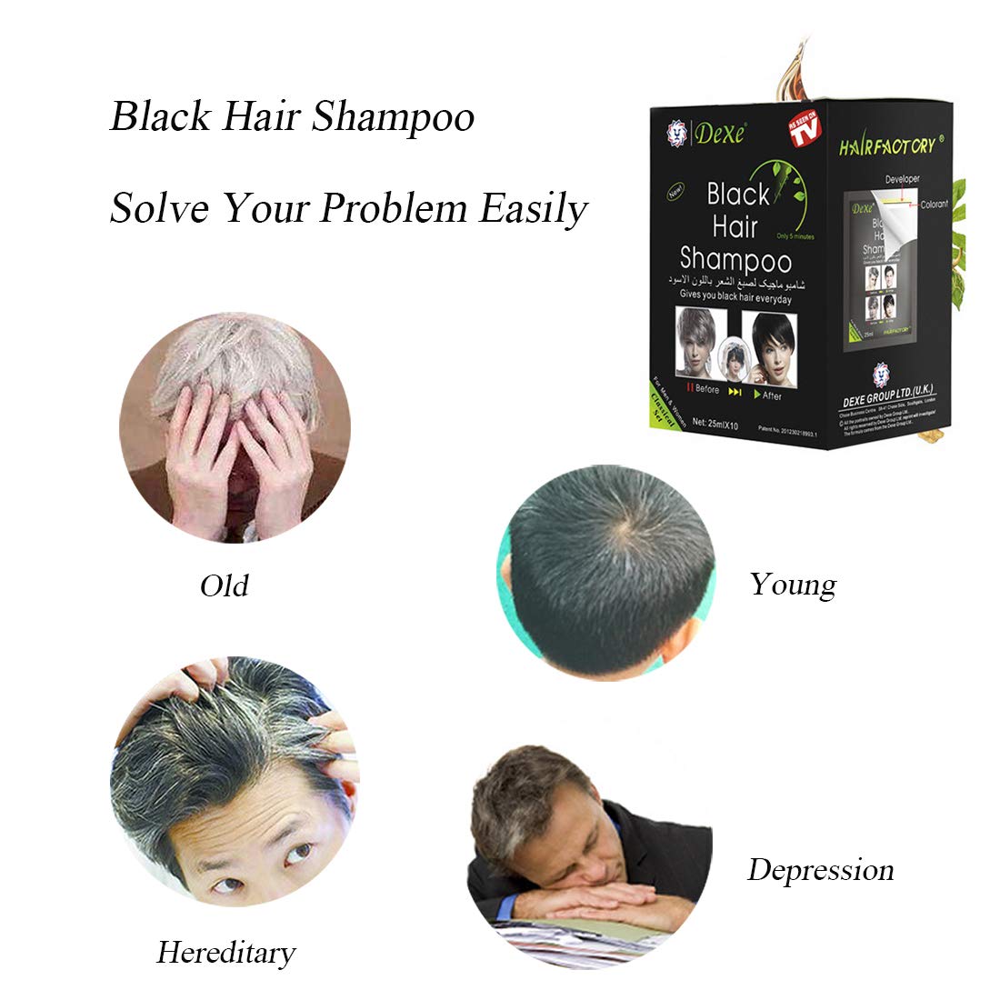 Application sur cheveux secs avec UniForU, couleur uniforme et facile.