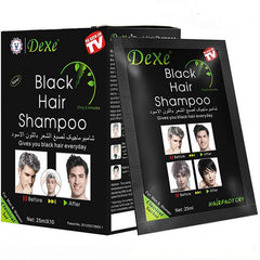 Uniforu Shampoo Coloration Instantanée, boîte noire pratique pour retouches à domicile.