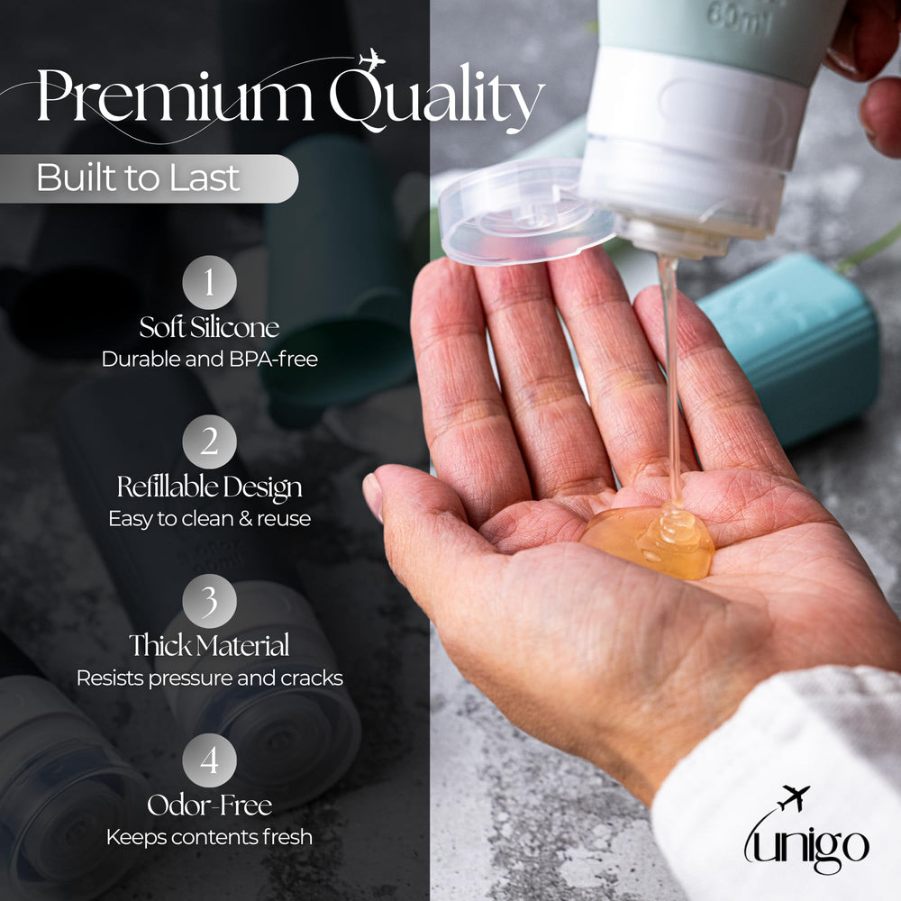 Extras pratiques Unigo: pilulier, bouchons d'oreilles et set d'aiguilles