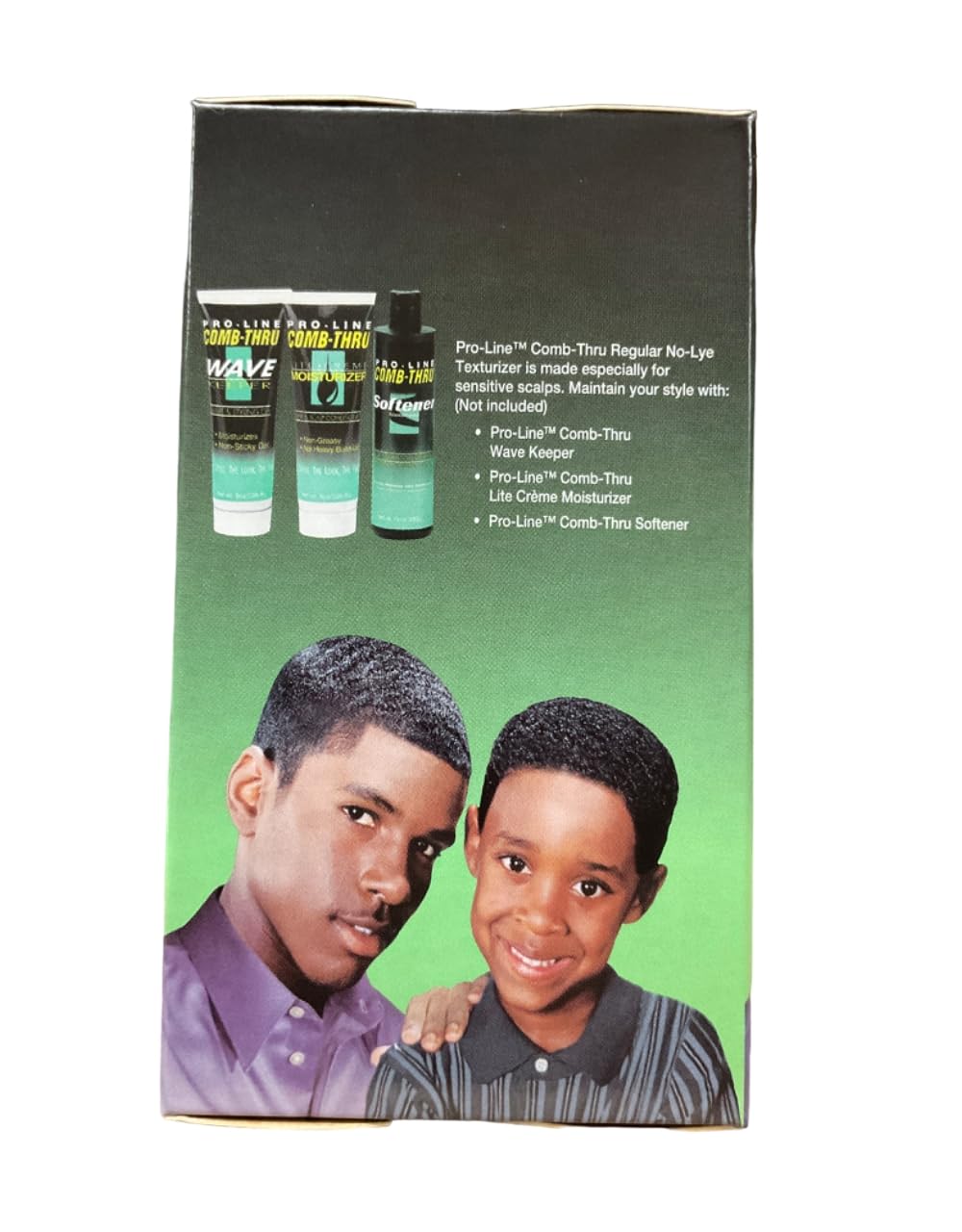 Unilever Pro-Line Comb-Thru Texturiseur – shampoing-2-en-1, nettoie et revitalise les cheveux.