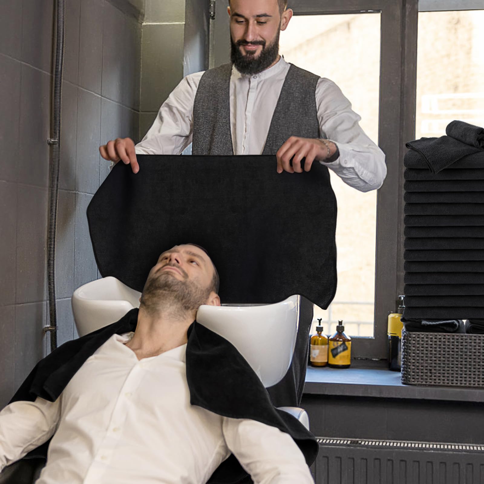 Grand format 16x29 pouces, lavage facile et durabilité en usage professionnel.