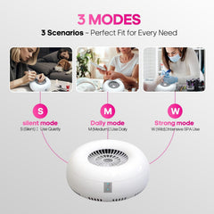 Unimiko collecteur poussière ongles – filtre lavable pour réduire les coûts et les déchets.