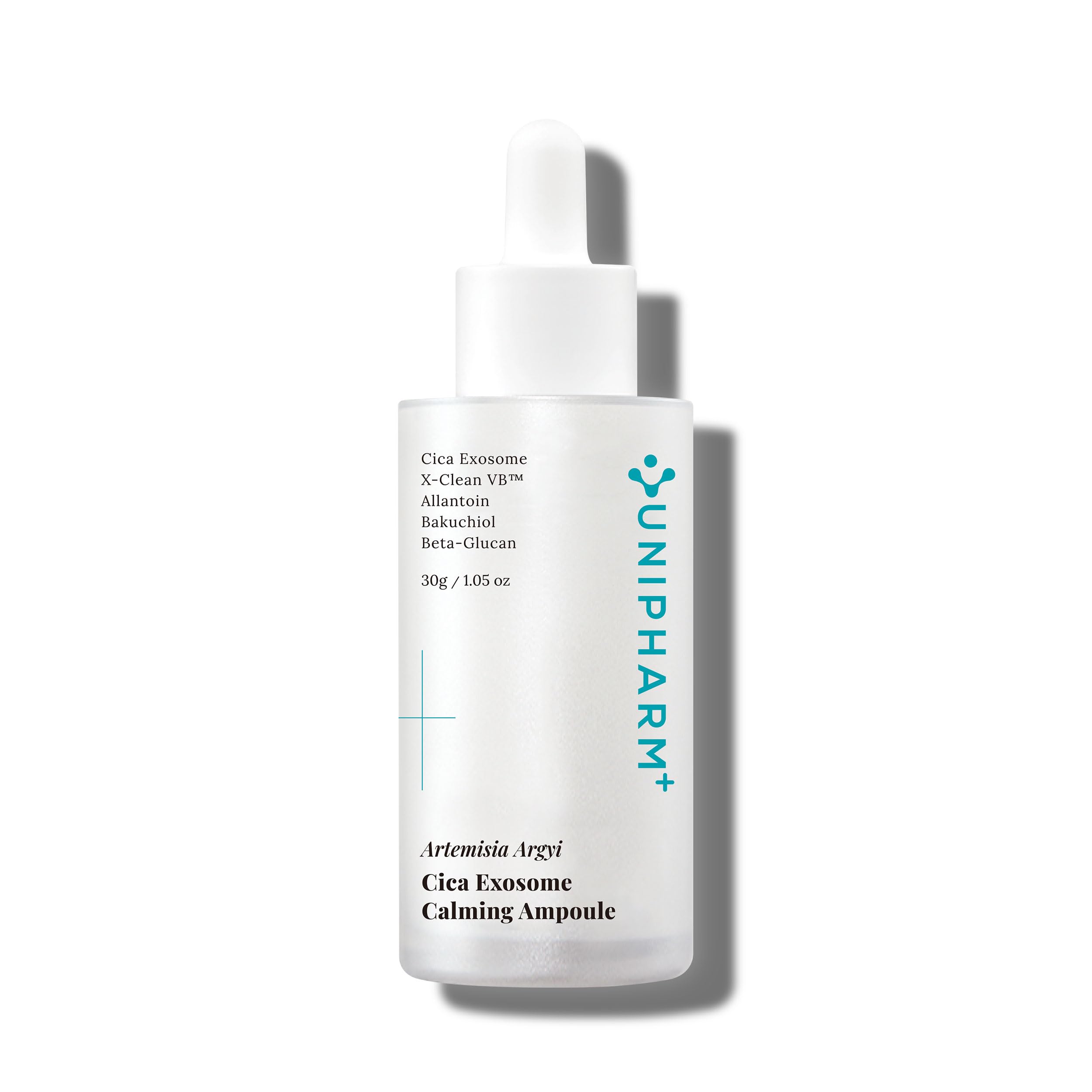 Sérum UNIPHARM Artemisia Argyi Cica Exosome apaise les irritations.