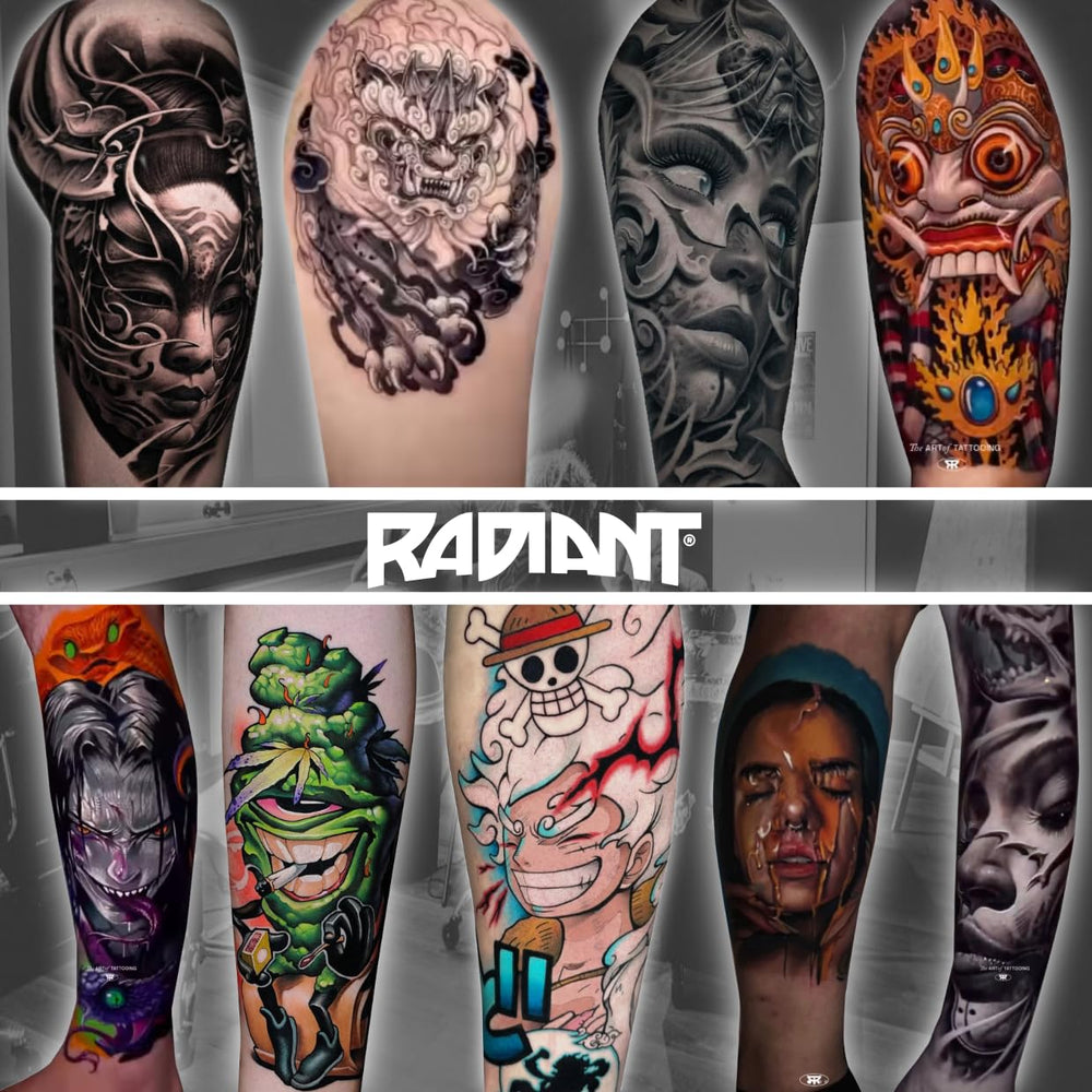 Encre Radiant de unitedtattoosupply, flacon noir tribal pour noir intense