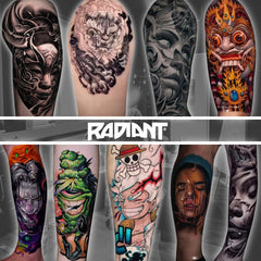 Encre Radiant de unitedtattoosupply, flacon noir tribal pour noir intense