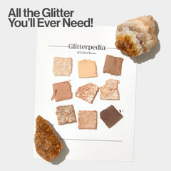 UNLEASHIA Glitterpedia N°2 – Ombres brun mat et satin pour looks faciles et modulables.