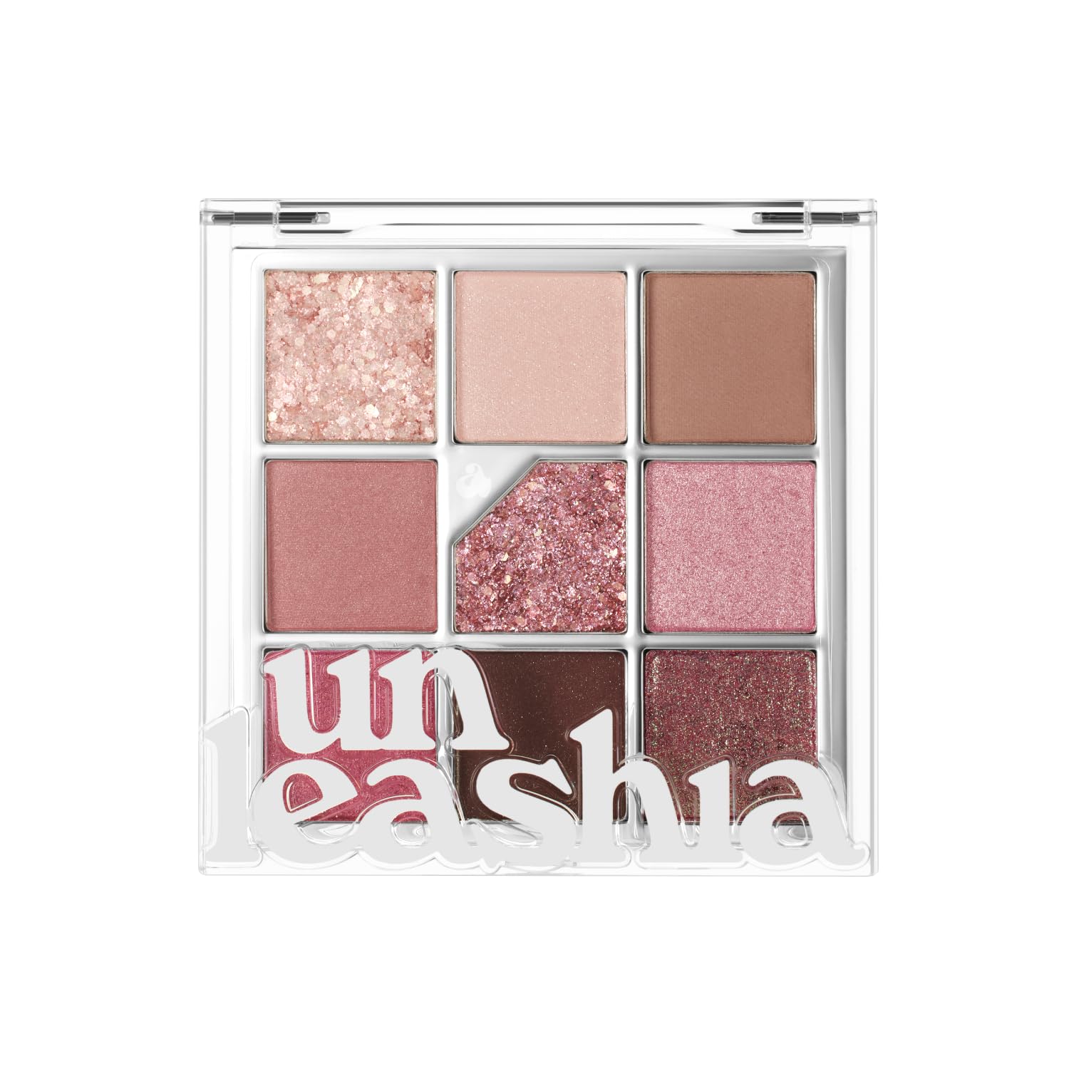 UNLEASHIA Glitterpedia No.5 All of Dusty Rose – emballage clair pour un look quotidien lumineux