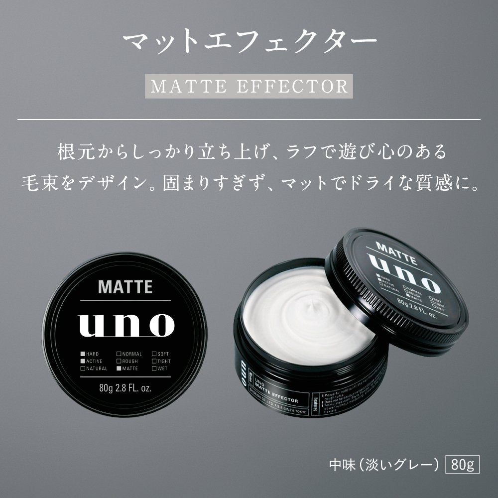 Application précise du Uno mat effet-coiffant 80g sur cheveux