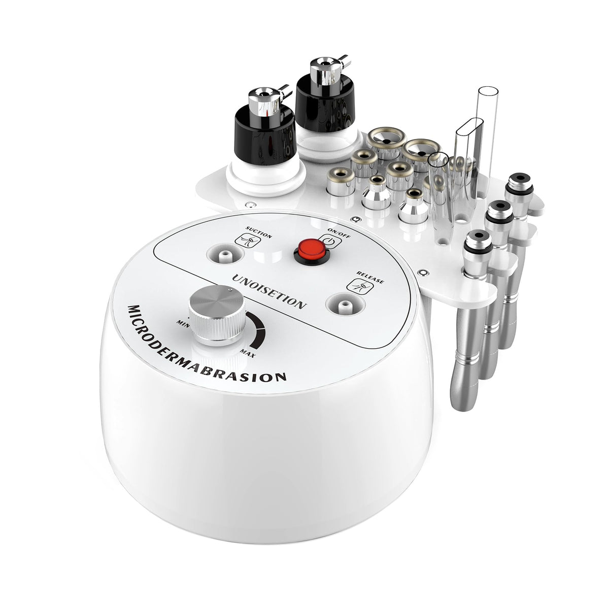 UNOISETION Diamond Microdermabrasion prête à l’emploi, emballage complet pour usage à domicile.