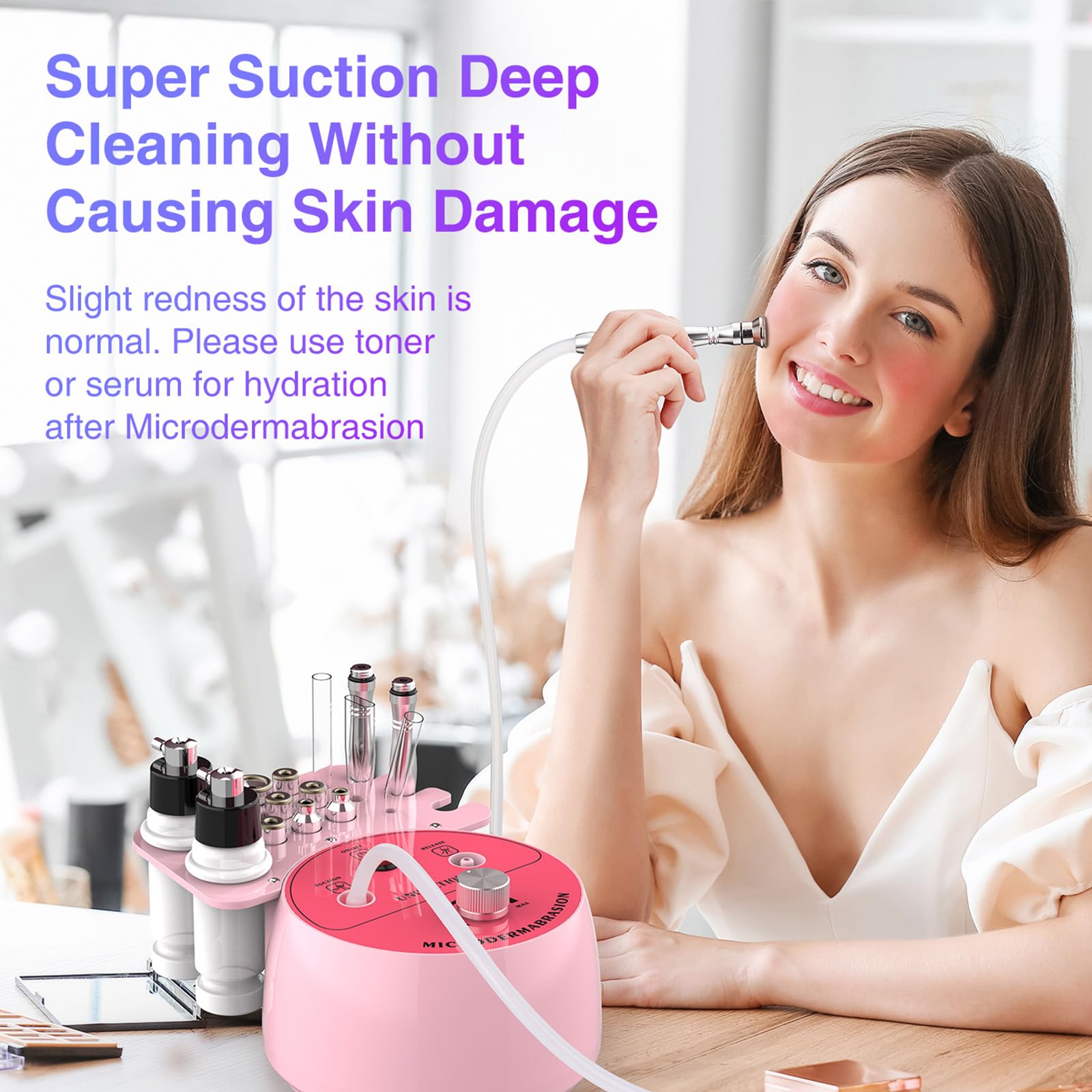 UNOISETION Diamond embout joues, ravive l’éclat des pommettes