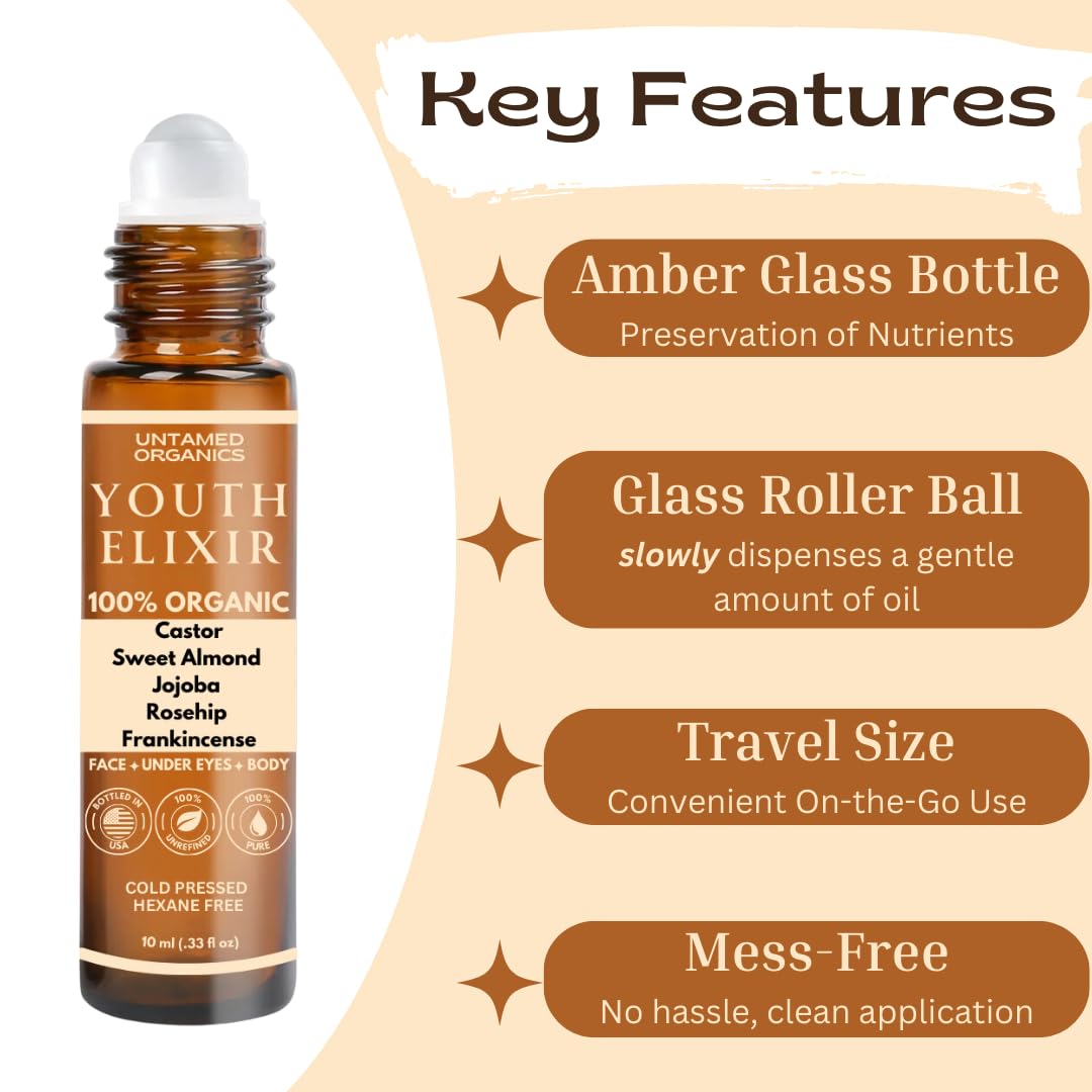 Untamed Organics Elixir Jeunesse – texture huileuse soyeuse et agréable sur la peau.