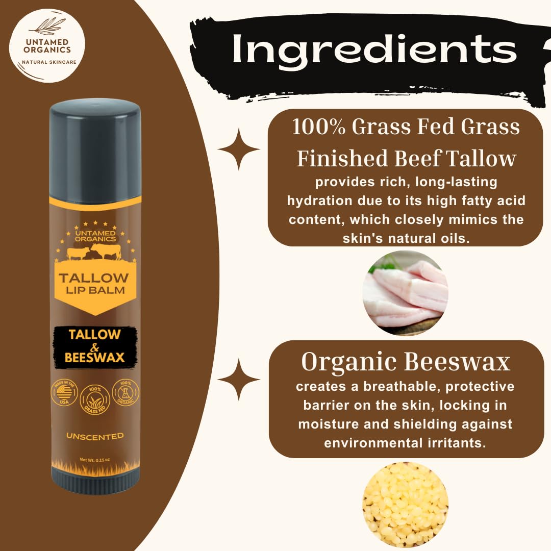 Untamed Organics ingredients simples graisse boeuf: nourrissant et sûr