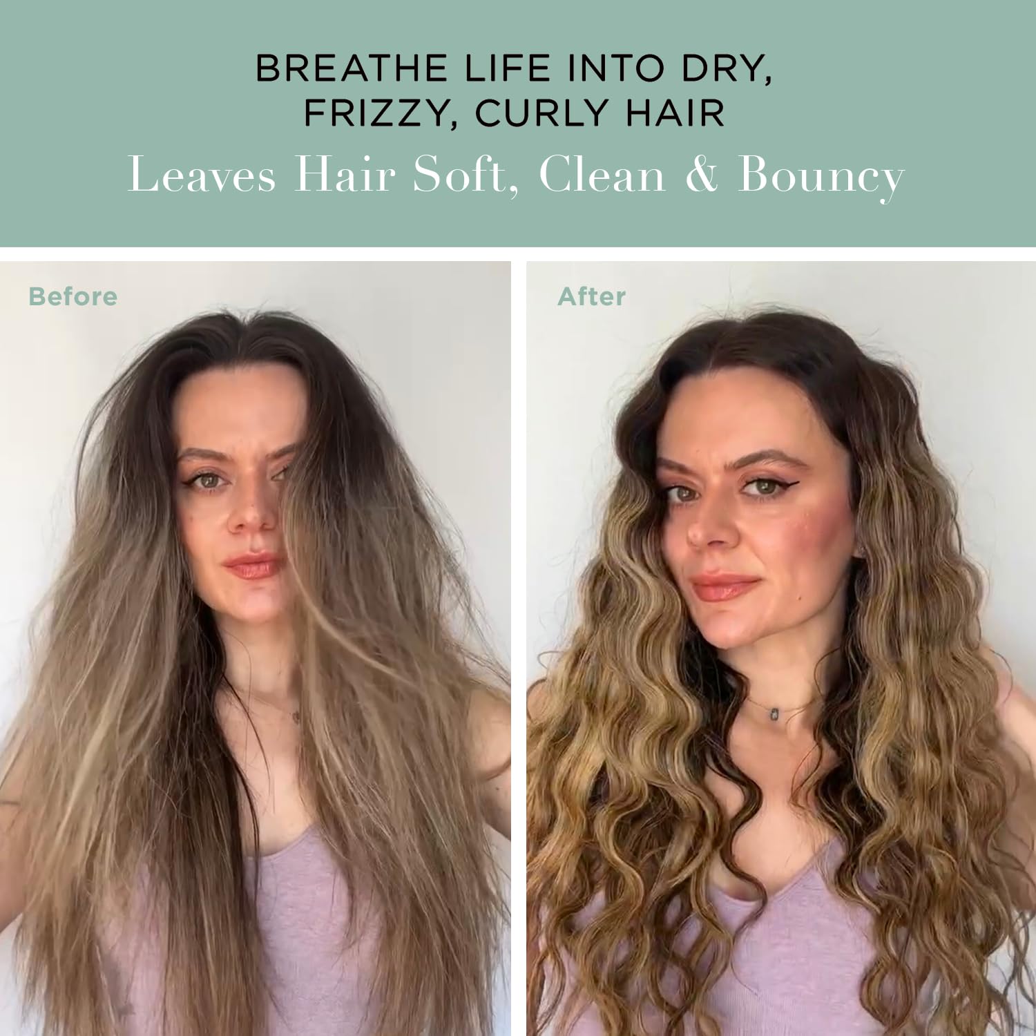 Application et massage sur cheveux humides pour une couverture homogène avec Unwash.