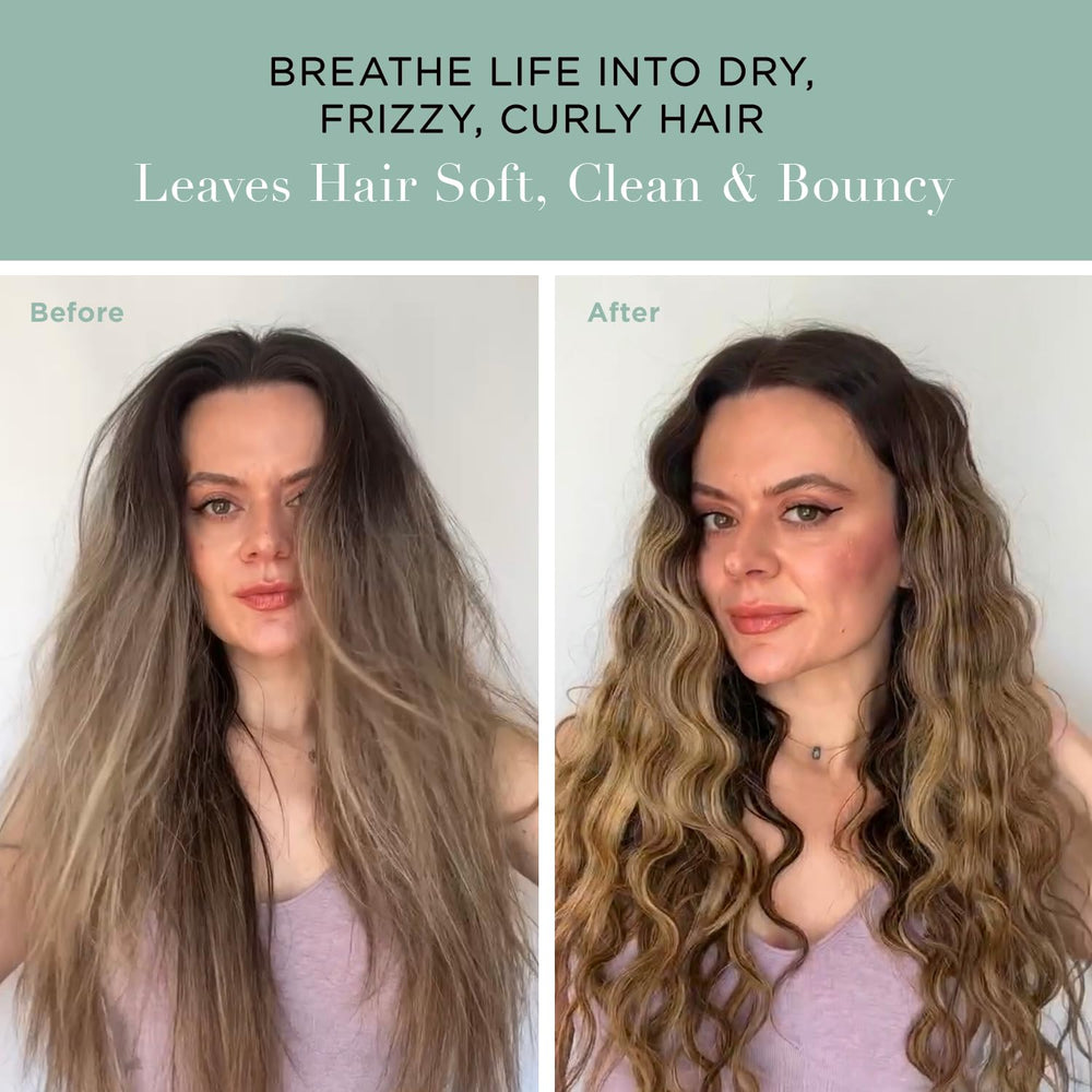 Unwash Bio-Cleansing Conditioner, massage des cheveux: couverture homogène et soin quotidien.
