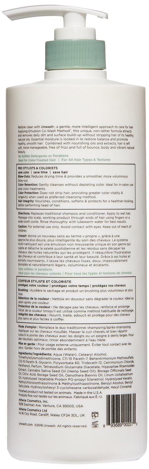 Formule sans sulfates et sans parabènes, sûre pour les cheveux colorés.