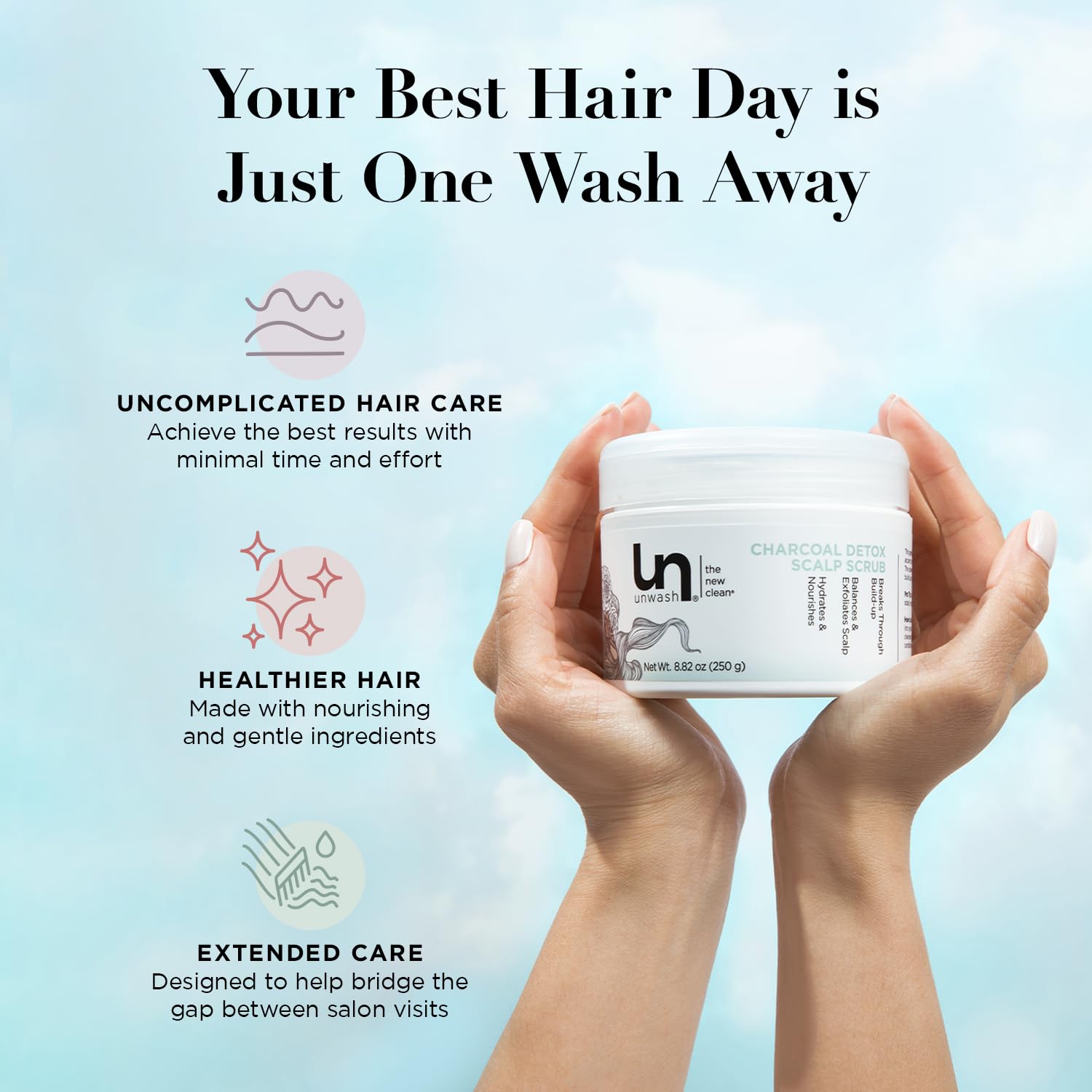 Formule sans parabènes et sans sulfates pour tous types.