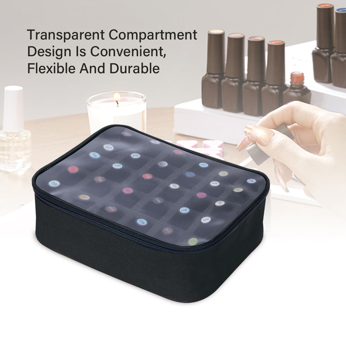Couleurs disponibles UOZL pour personnaliser votre organiseur vernis.