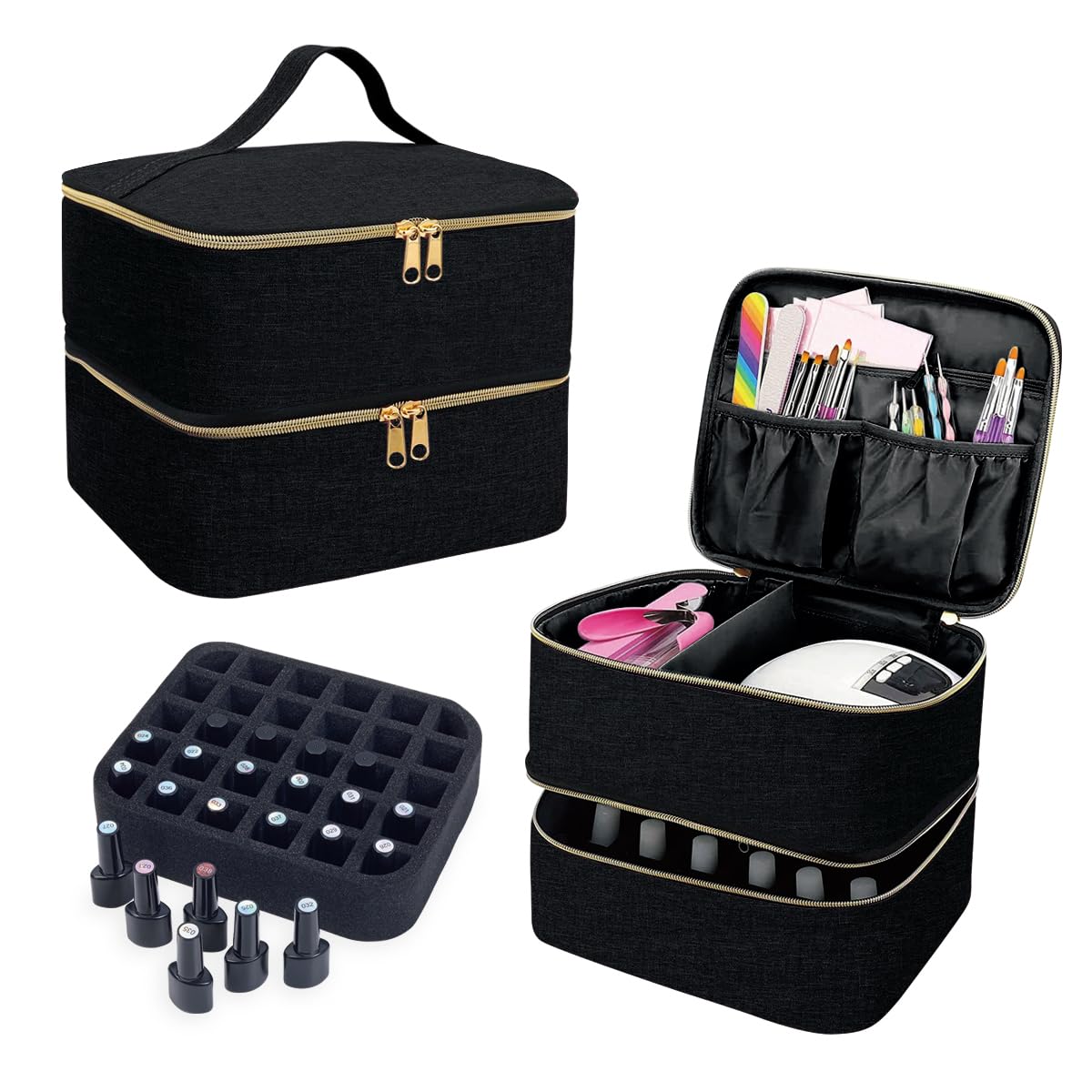 UOZL organisateur élégant pour manucure quotidienne et voyage.
