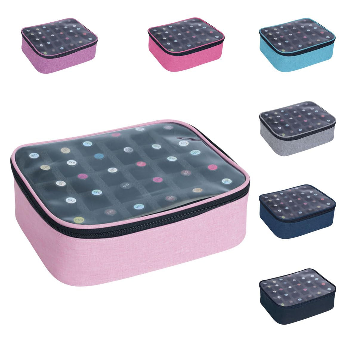 UOZL organisateur vernis transparent 30 bouteilles, visibilité rapide pour sélectionner le vernis.