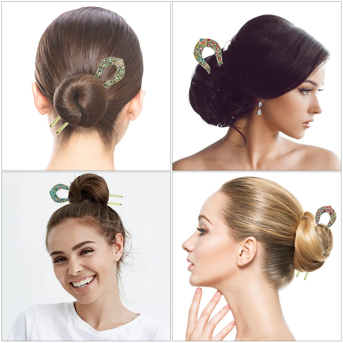 UPABLUNSO accessoire cheveux en U pour occasions formelles.