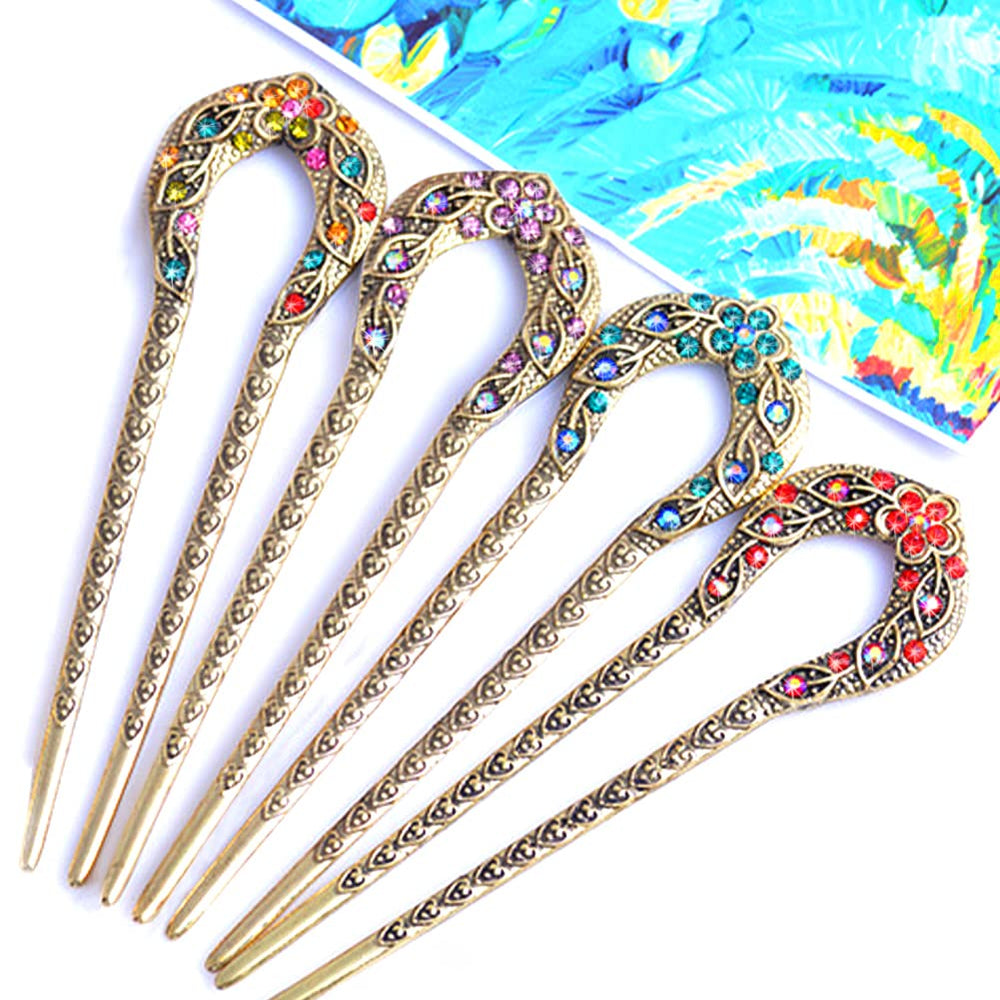 UPABLUNSO pinces en U, cadeau élégant pour amie ou mère.