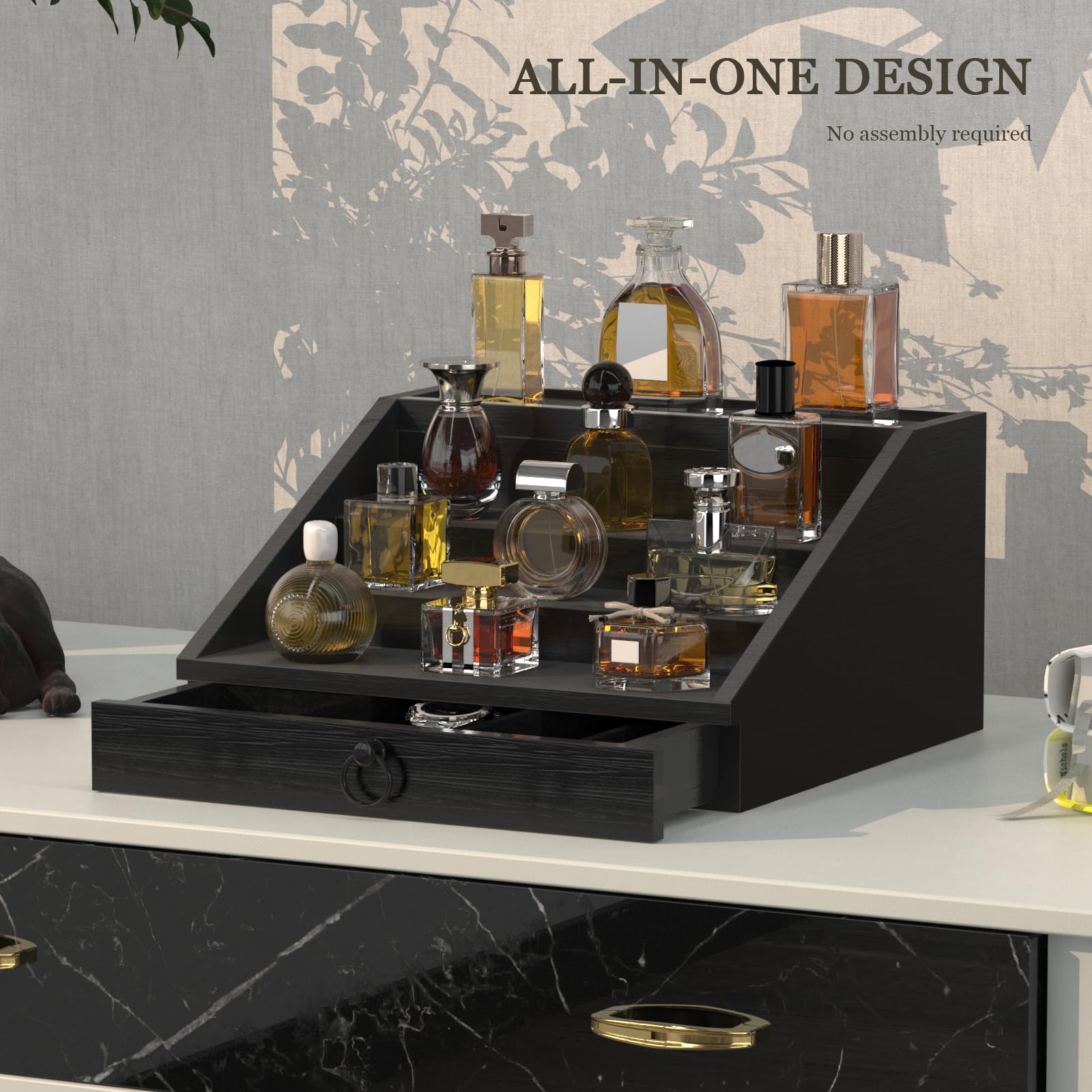 Upcessory présentoir parfum stable, parfait pour un dressing organisé.