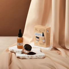 UpCircle Caffeinated Duo – crème yeux caféine ciblant cernes et poches pour un regard frais.