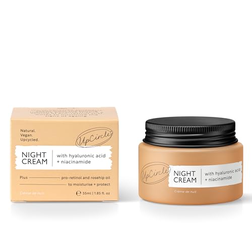 UPCIRCLE Crème Nuit – texture absorbante, absorption rapide pour peaux sensibles.
