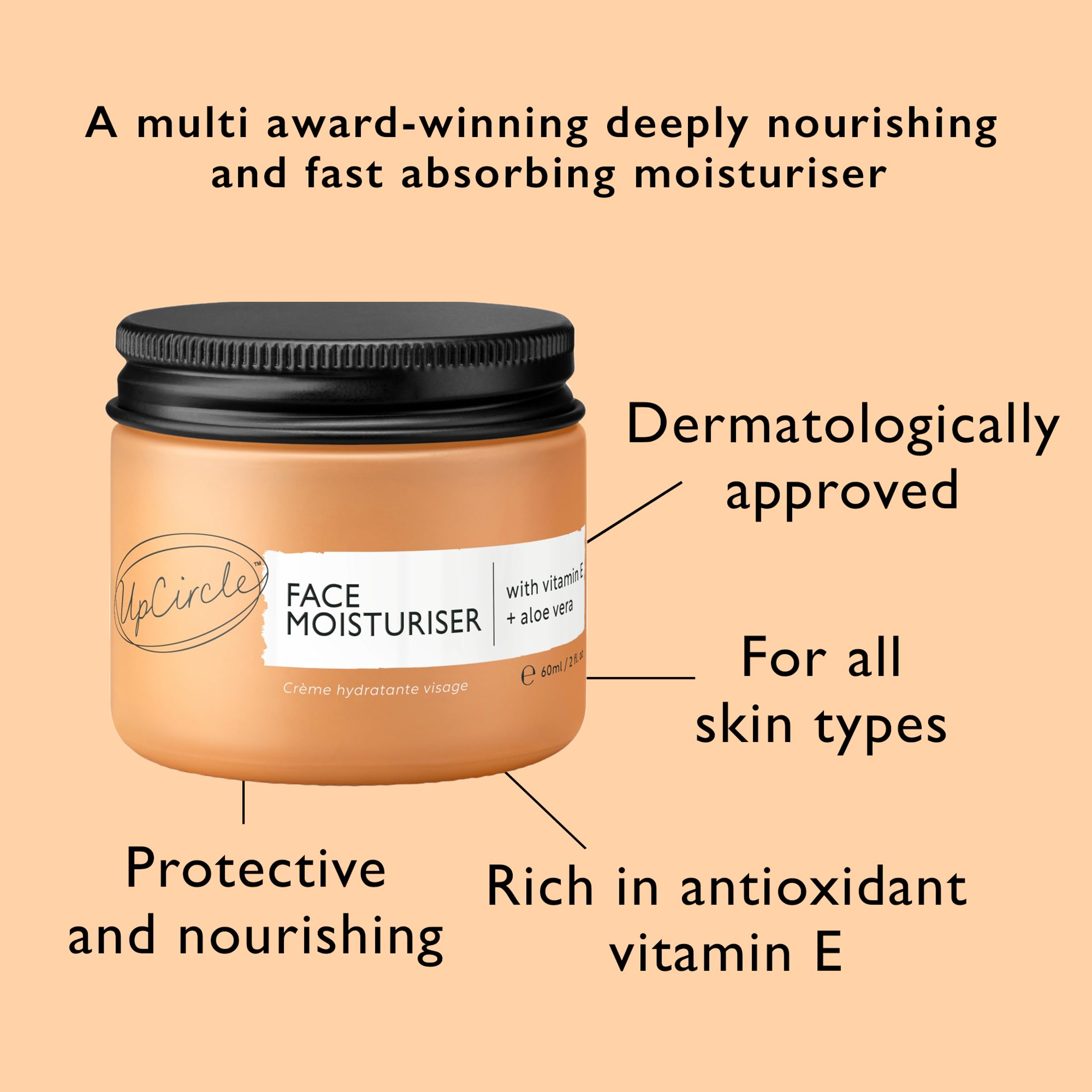 UPCIRCLE Poudre d'écorces d'argan réutilisée, réduction des déchets et durabilité.