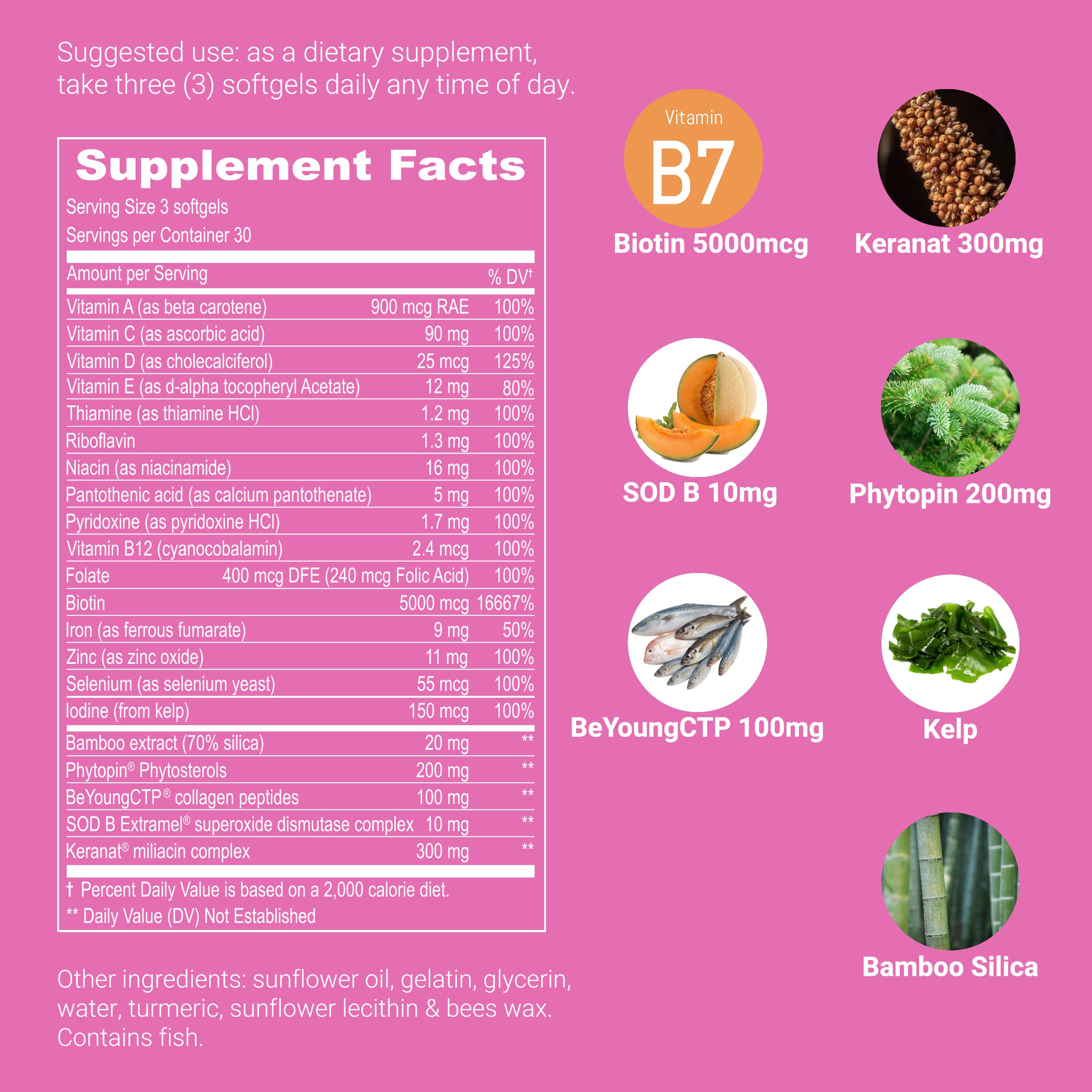 UpNourish utilisation quotidienne - gélules faciles à prendre