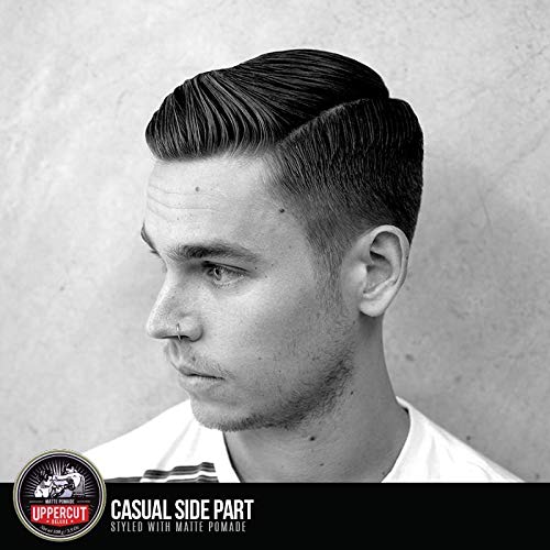 Lavage facile à l’eau, sans résidu collant avec Uppercut Deluxe Pomade.
