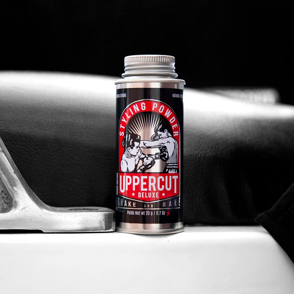 UPPERCUT DELUXE poudre-styling-texture : texture riche et prise rapide sur cheveux fins.