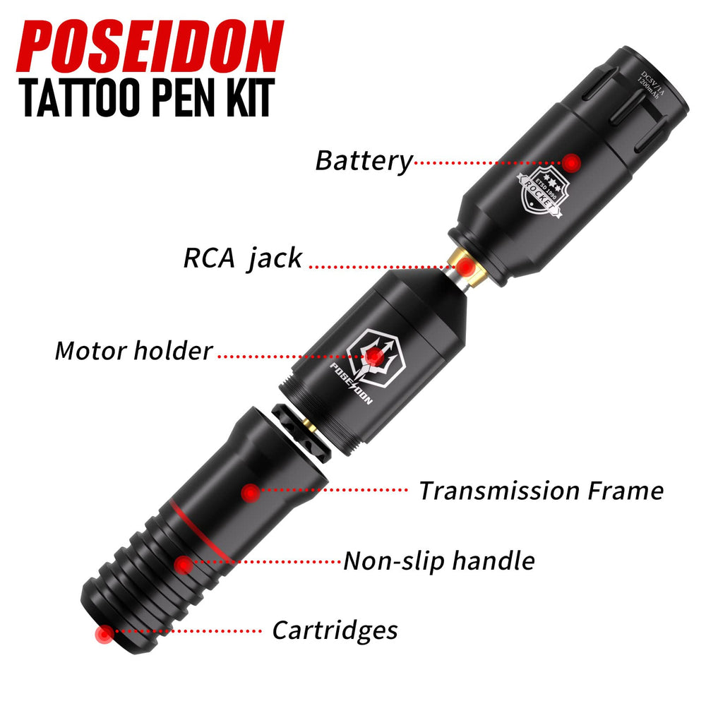 Batteries rechargeables Poseidon, autonomie longue et recharge USB-C