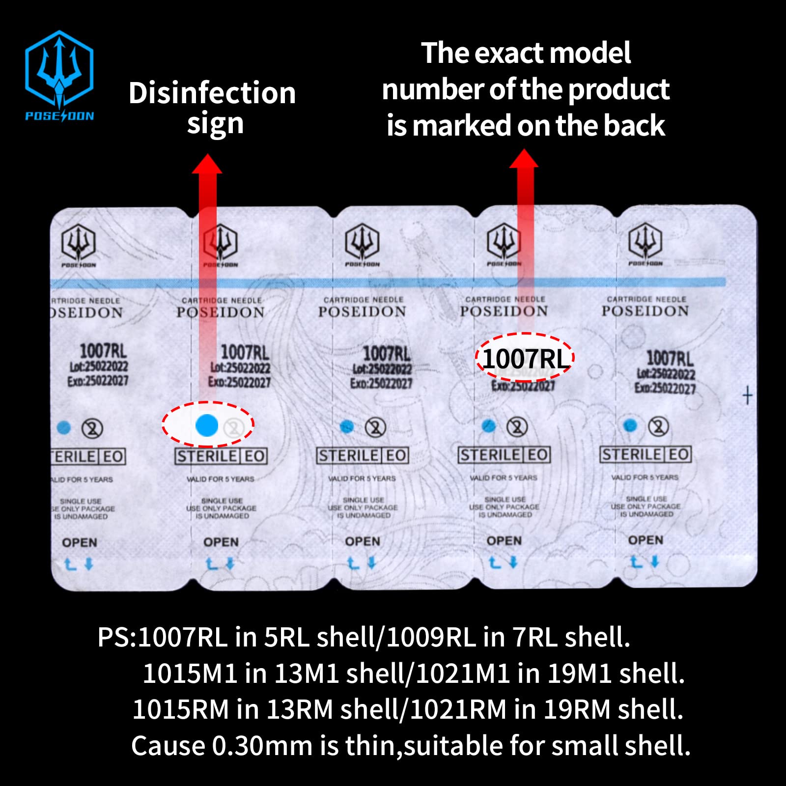 Poseidon 1015M1/1021M1 – cartouches polyvalentes pour remplissage stable